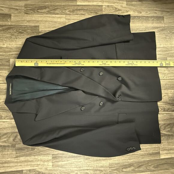 Linea S. Cohen “Troy” 100% Wool Men’s Blazer Sport Coat Model 92285 48R - Picture 9 of 9